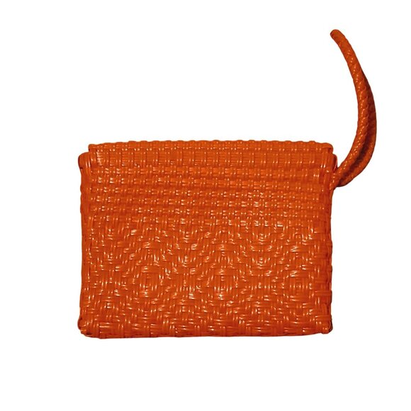 NEW Chisme Lifestyle Handwoven Recycled Plastic Wristlet‎ Sustainable Handbag - Picture 3 of 7